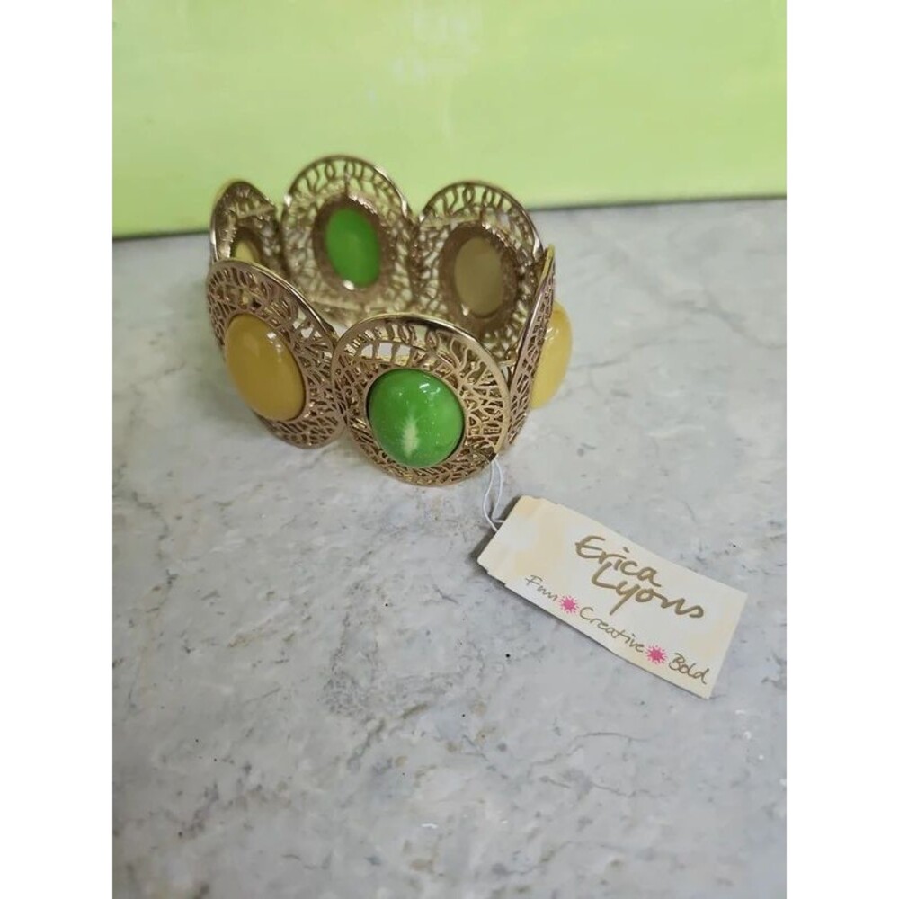avant-Garde 60s vibe art deco bracelet